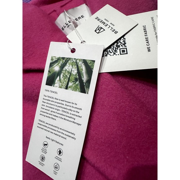 Bellemere $460 Value Double Breasted 100% Lamb Wool Coat with Pockets NEW - Picture 7 of 10